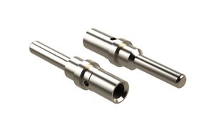 Crimp Terminal, Plug, Nickel, 14 ... 12AWG