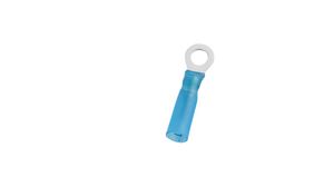 Ring Terminal, Blue, 6.4mm, 1/4, 2.5mm², Pack of 50 pieces
