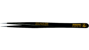 Pinsetit ESD / Pinta-asennettava (SMD) Ruostumaton teräs Erittäin terävä 140mm