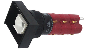 Illuminated Pushbutton Switch Latching Function 3NO + 3NC 250 VAC/DC None