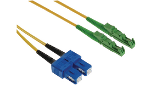 Fibre Optic Cable Assembly 9/125 um OS1 Duplex E2000APC - SC 10m