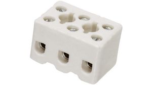 Terminal Block, White, 16A, 450V, Poles - 2