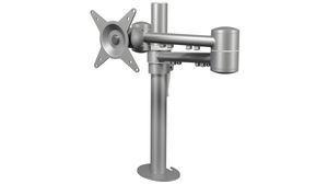 Viewmate Adjustable Monitor Arm 15kg 75x75 / 100x100 Silver