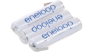 Batterie d'accumulateurs rechargeable, Ni-MH, 3.6V, 750mAh