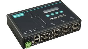 Serial Device Server, 100 Mbps, Serial Ports - 8, RS232 / RS422 / RS485