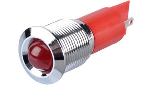 LED IndicatorSolder Lug / Faston 2.8 x 0.8 mm Fixed Red DC 12V