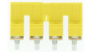 Cross connector, Yellow, 18 x 36.7mm