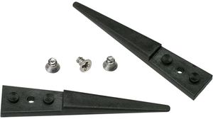 Replacment Tweezer Tips ESD Carbon Peek Flat / Round / Straight 40mm Pair (2 pieces)