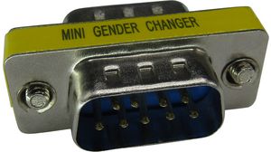 D-Sub Gender Changer, D-Sub 9-Pin Plug / D-Sub 9-Pin Plug