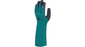 Protective Gloves, Polyamide / Nitrile, Glove Size 9, Green
