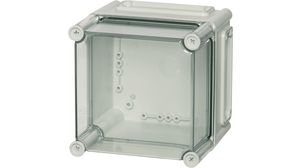 Enclosure EK 190x190x130mm Grey / Transparent Polycarbonate IP66 / IP67
