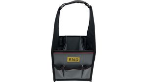 Tool Tote Bag with Reinforced Handles Polyester Black / Grey