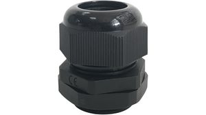 Cable Gland, 12 ... 21mm, M32, Polyamide, Black, Pack of 10 pieces