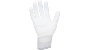 ESD Protective Gloves, Polyamide / Polyurethane, Glove Size XL, White / Yellow