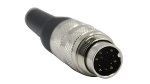 Mini Connector Plug 12 Contacts, 3A, 60V, IP67