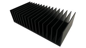 Kühlkörper Schwarz, eloxiert 0.42W/°C 200x190.2x50mm