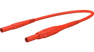 Fused Test Lead PVC 8A Nickel-Plated 1.5m 1mm² Red
