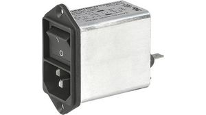 Power Inlet with Filter, 4A, 250VAC