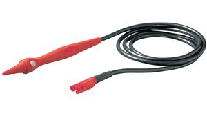Probe and measuring cables for remote operation, Needle, Black, Red