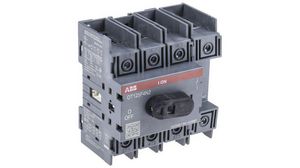 ABB 4P Pole Base Mounting Isolator Switch - 125A Maximum Current, 45kW Power Rating, IP20