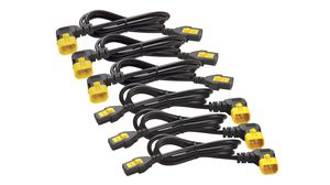 IEC Device Cable IEC 60320 C13 - IEC 60320 C14 1.2m Black / Yellow