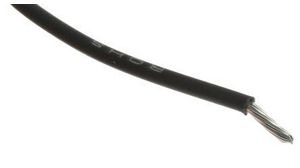 EcoWire Series Black 0.52 mm² Hook Up Wire, 20 AWG, 10/0.25 mm, 305m, MPPE Insulation