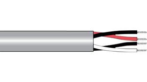 Vícepárový kabel PVC 1x2x0.8mm? Pocínovaná měď Šedá 30m