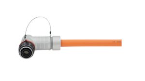 Connector met vergrendeling, A Coded, rood, Stekker, 1 Contacten, 35 ... 35mm², 180A
