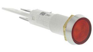Red Indicator, 24V, 10mm Mounting Hole Size