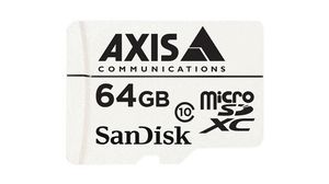 Karta pamięci do monitoringu, microSDXC, 64 GB, Przeznaczone do M1045-LW/M1134/P1375-E/P1378/M2026-LE Mk II/Q1798-LE