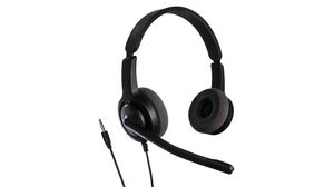 NC headset, PC28 HD, Sztereó, On-Ear, 20kHz, Sztereó jackdugó, 3,5 mm, Fekete