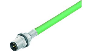 Kabelsatz, PG9 Stecker - Offene Enden, 4 Leiter, 500mm, IP67, Grün