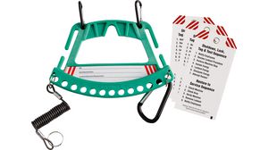 Safety Lock & Tag Carrier, Green