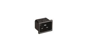 AC Power Entry Modules C20 SNAP-FIT 1MM PNL 6.3MM TAB