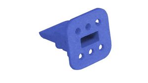 Wedge Lock, Contacts - 6, Plug, PX0, Blue