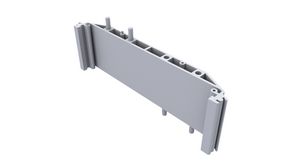 DIN Rail Support Base without Foot, Euro, 35x119.5x17.6mm, Grey, Polyamide, IP20