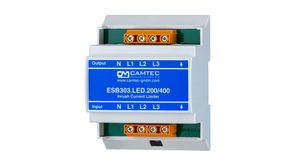 3-Phase AC Inrush Current Limiter, 16A, 200 ... 240 VAC, 62x98x110mm, DIN Rail Mount / Wall Mount