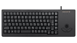 Keyboard with Built-In 500dpi Trackball, XS, US English with €, QWERTY, USB, Cable