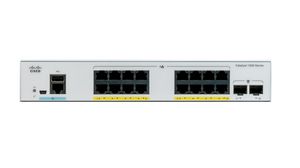 Switch PoE, Prises RJ45 16, Ports fibre 2, SFP, 1Gbps, Géré