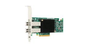2-Port Fibre Channel Host Bus Adapter, Emulex LPe31002-M6-D, 16Gbps, PCIe 3.0 x8, Full Height Suitable for PowerEdge R530 / PowerEdge R640 / PowerEdge R7425 / PowerEdge R7515 / Pow