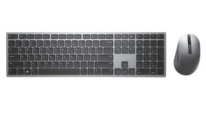 Keyboard and Mouse, 4000dpi, KM7321, US English, QWERTY, Bluetooth / Wireless / Radio Frequency