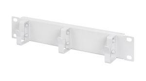 Cable Management Panel for 10" Cabinets 60mm Sheet Steel Grey