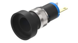 Illuminated Pushbutton Switch Actuator, 1NO Momentary Function Black IP40 EAO 18 Series