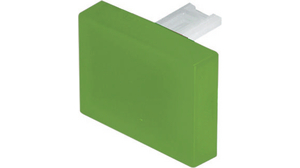 Cap Rectangular Green Transparent Plastic 31 Series Switches