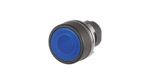 Illuminated Pushbutton Switch Actuator Latching Function Flat Pushbutton Blue IP65 EAO 46 Series