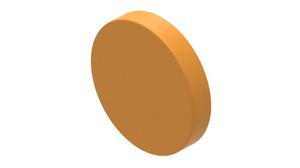Čočka spínače Kruh 23.7mm Transparentní oranžová Plast Řada EAO 04