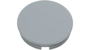 Capuchon Rond 17.5mm Gris clair Polyamide Classic Collet Knobs