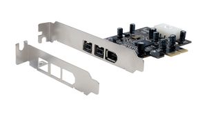 Karta interfejsu 1x FireWire / 2x FireWire800 PCI-E x1