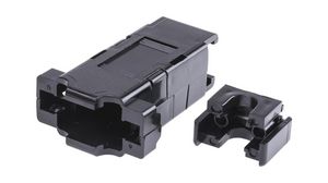 D-Sub Backshell, DE-09, ABS