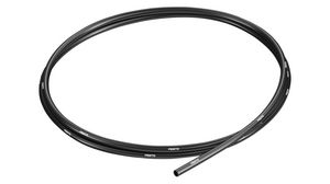 Hydrolysebestandige rør, 2.6mm, 4mm, Polyuretan, Sort, 50m